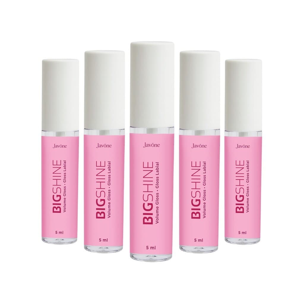 5x Gloss Labial Big Shine Javône – Volume Imediato | Brilho Intenso | Envio Rápido