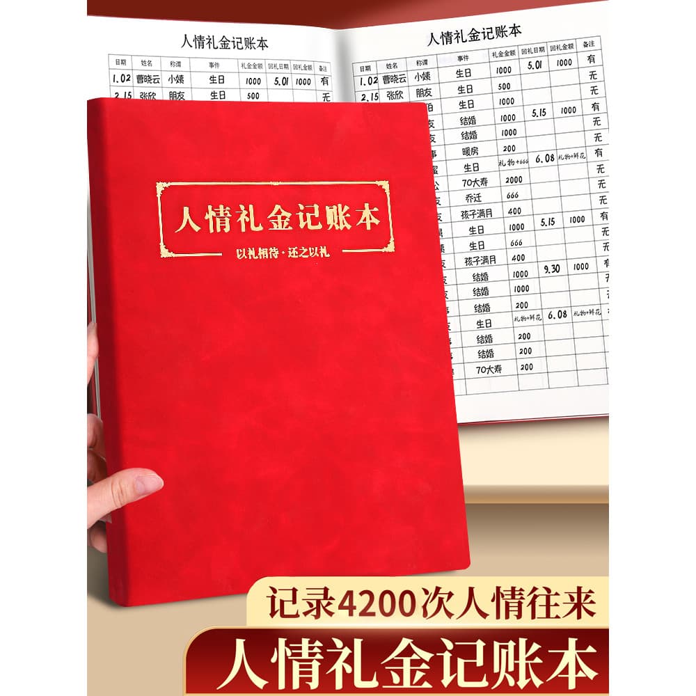 Livro de presente de amor engrossado couro pu renda despesas livro detalhado