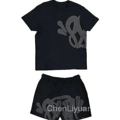 Conjunto Premium Syna de Camiseta e Shorts Estilo Hip Hop Streetwear Gringo AGNZ