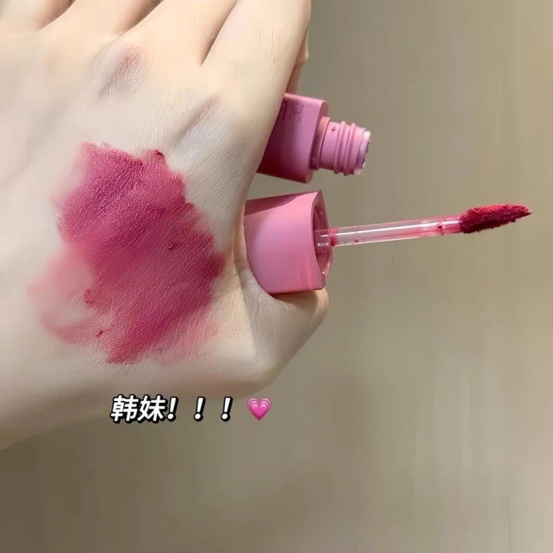 Cor indispensável branca!Yingyi grande marca batom esmalte labial antiaderente copo pequeno feminino autêntico oficial F