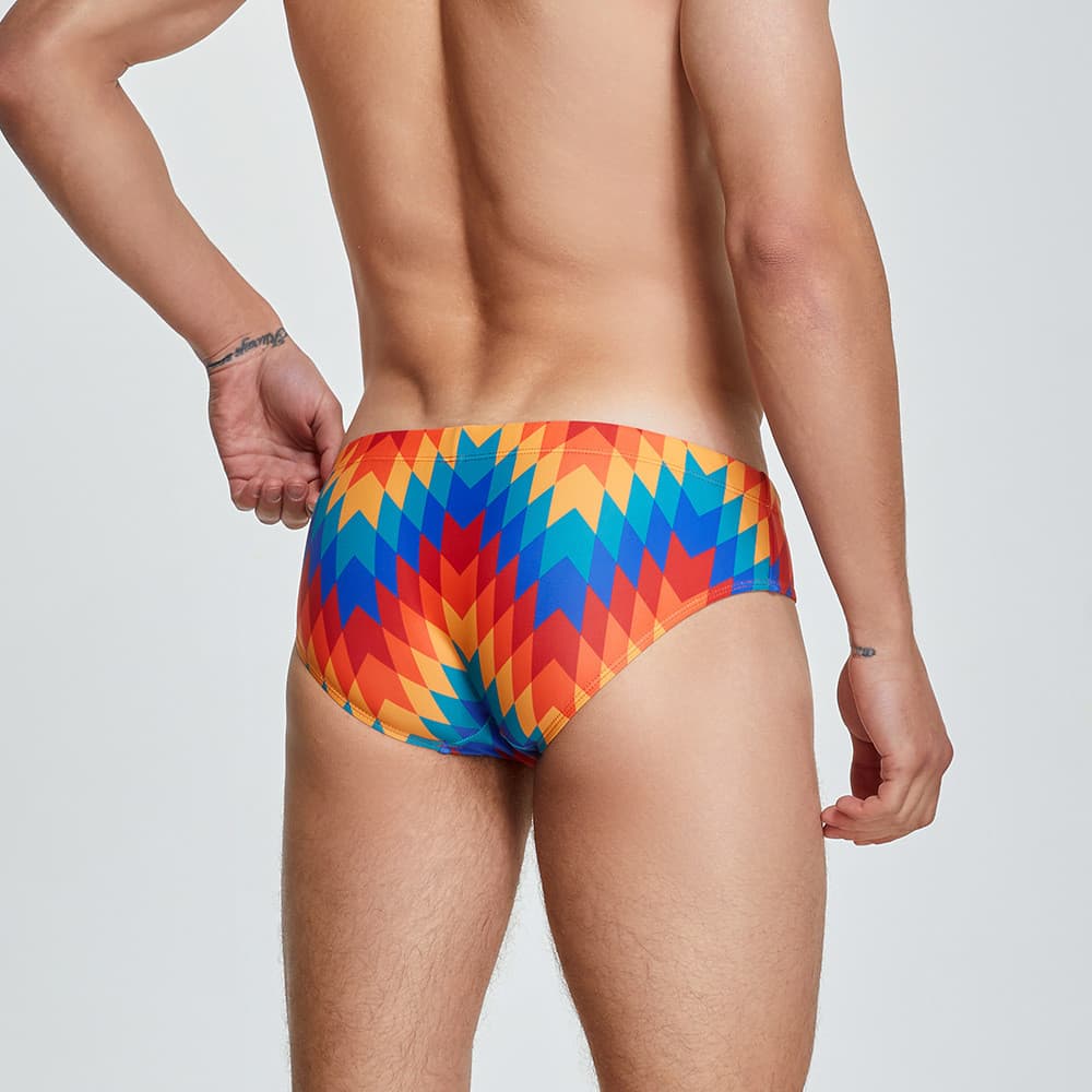SEOBEAN SEOBEAN Cuecas masculinas de cintura baixa calções de banho praia primavera quente cuecas de surf