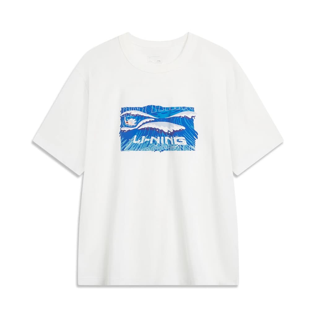 Li Ning legal de manga curta de secagem rápida camiseta masculina 2025 primavera verão absorvente de suor confortável ao