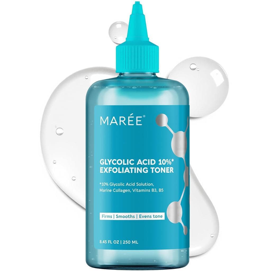 Tônico Esfoliante com Ácido Glicólico MAREE para Tratamento de Acne Facial e Manchas
