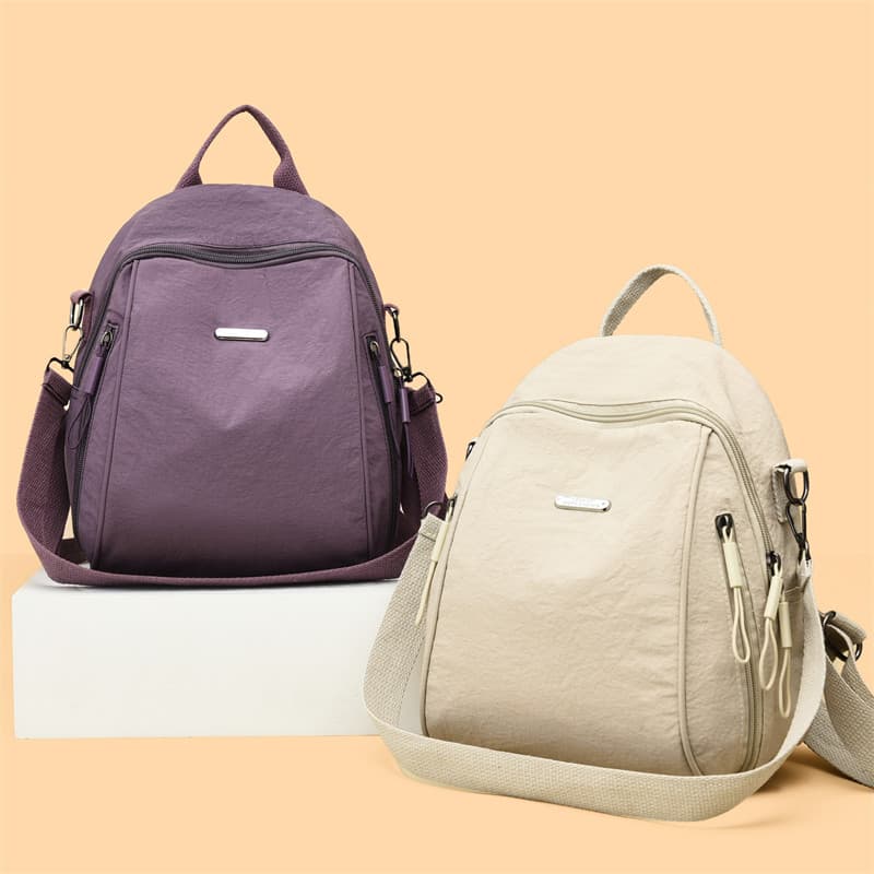 Homens viagem pequena mochila Ultra-leve à prova dwaterproof água náilon pano mochila feminina viagem ao ar livre montan