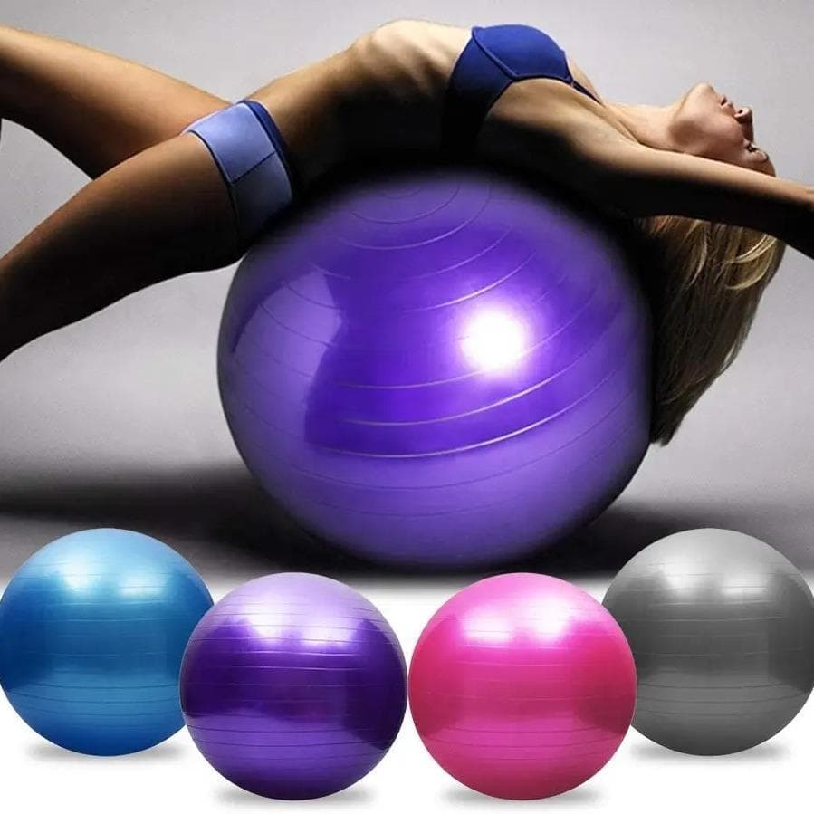 Bola de Yoga grossa à prova de explosão Pilates dança crianças treinamento sensorial mulheres grávidas bola de ajuda de