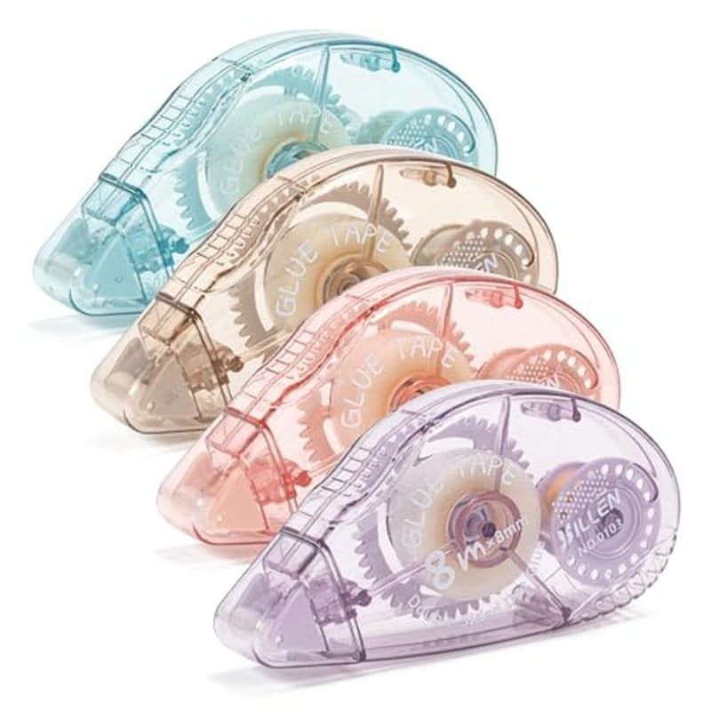 Rolo De Fita Dupla Face De 4 Pacotes , Suprimentos Para Scrapbook , Adesiva Artesanato , Corredor Scrapbooking , Materia