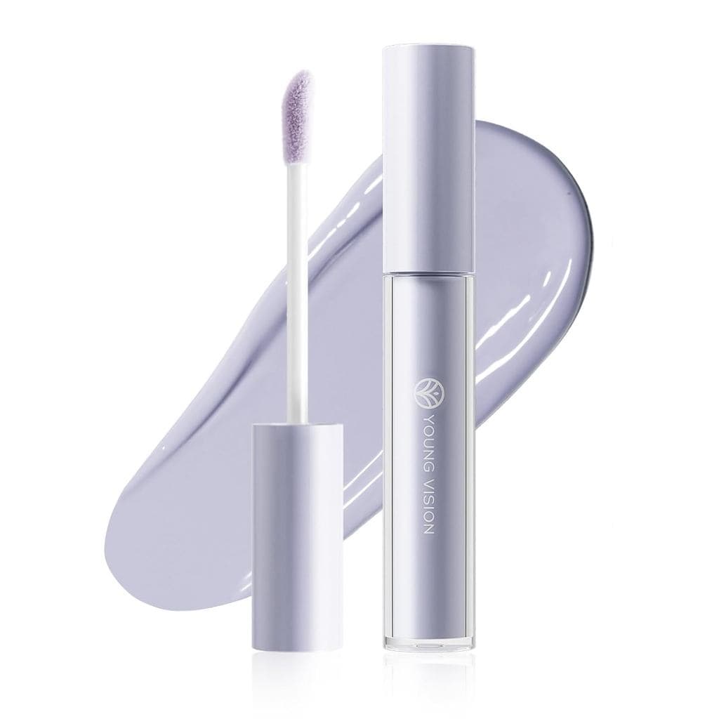 YOUNG VISION Corretor de Cor Roxo, Corretivo Líquido de Longa Duração, Iluminador, Cobertura Total, Leve, para Uso Diári