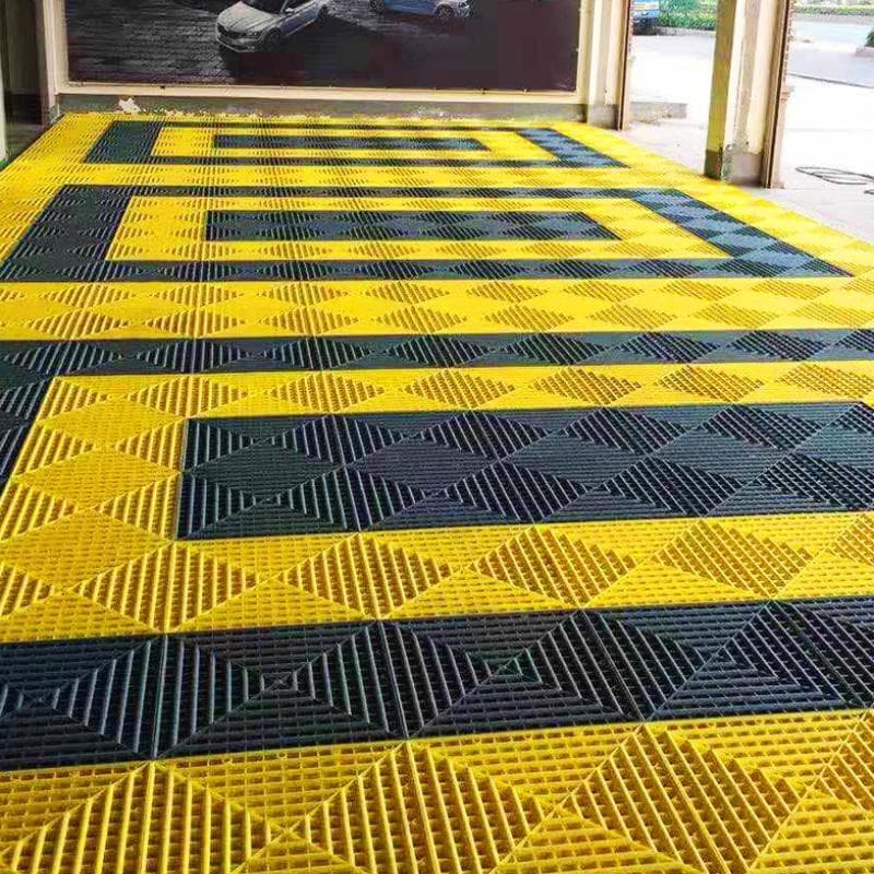 Tapete de banheiro externo para piso de drenagem de loja de lavagem de carros