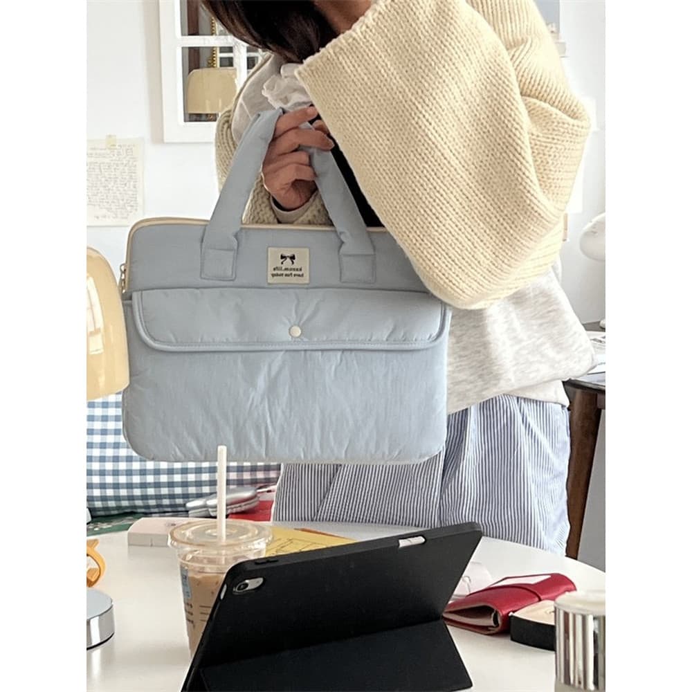 Korea Korea ins Blogger Mesmo estilo Nicho Simples Bolsa para tablet portátil Apple ipad37cm Huawei 11.5 s40 cm Bolsa de