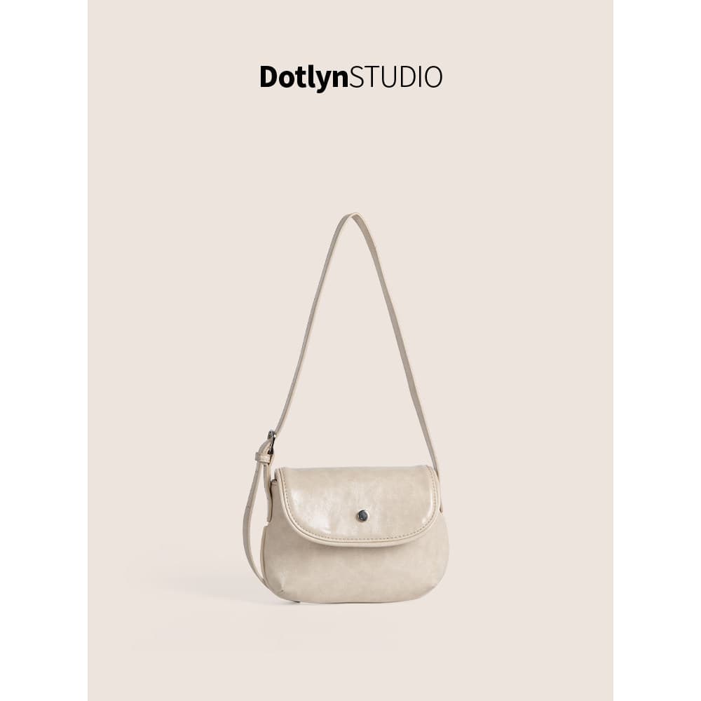 bolsa transversal feminino Bolsa Dotlyn coreano Blogger moda Commuter bolsa ins High-End Retro textura bolsa de ombro se