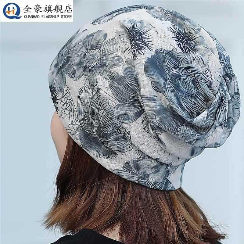 Cabeça careca boné especial feminino verão primavera cabeça careca respirável quimioterapia boné tule cachecol Nightcap