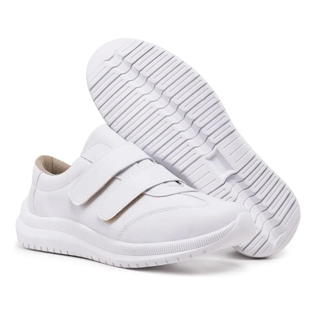 Tênis Feminino Casual Cano Curto C Velcro Estilo Bloguerinha