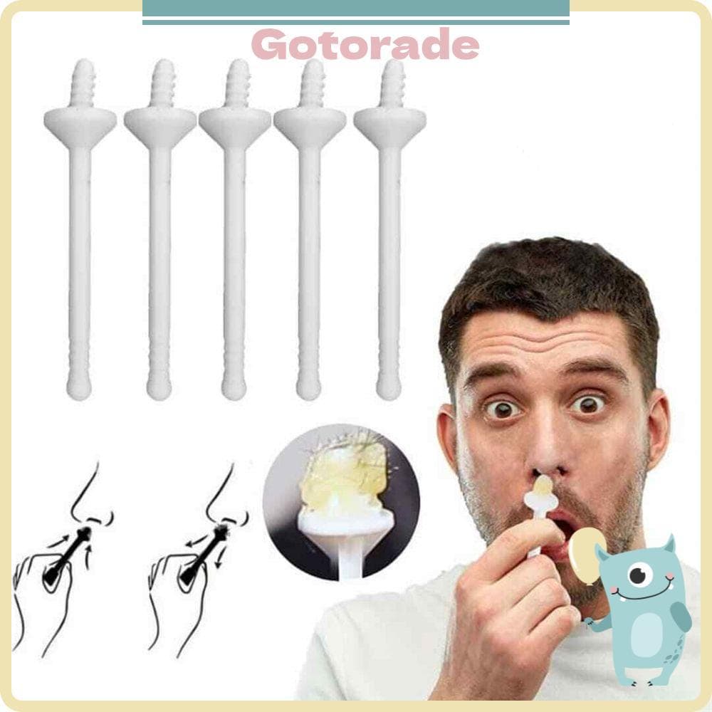 GOTORADECO 10/20/50 Pcs Esfregaço Cera Vara Nariz Groomer Plástico Homens's Beleza Removedor De Pêlos Nasais