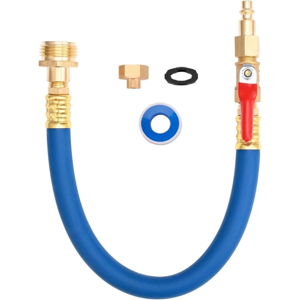 Kit de inverno para RV em latão, Plugue de purga para RV, Adaptador de purga para sprinklers, Plugue de conexão rápida p