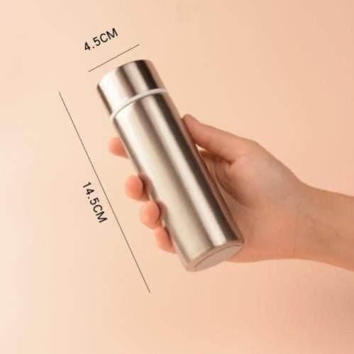 Moda Mini copo térmico de aço inoxidável 150ML portátil fosco pequeno copo de água masculino feminino estudante viagem b