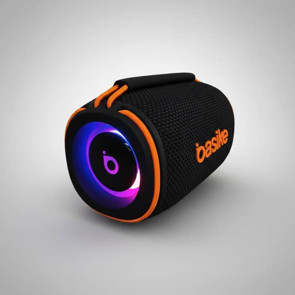 CAIXA DE SOM BLUETOOTH BASIKE BA-RAD183 POTENTE PROVA AGUA