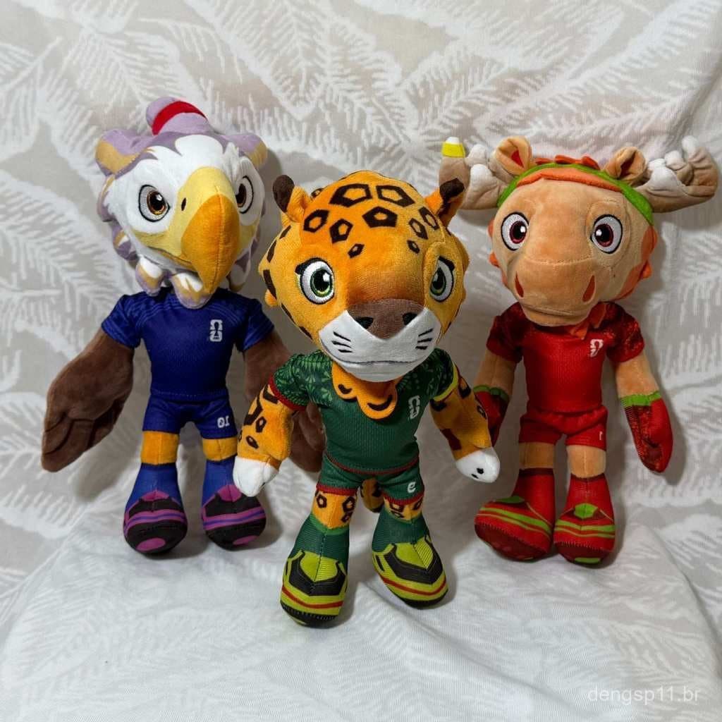 Chaveiro/Mascote de Pelúcia do Troféu da Copa do Mundo FIFA 2026 México-EUA