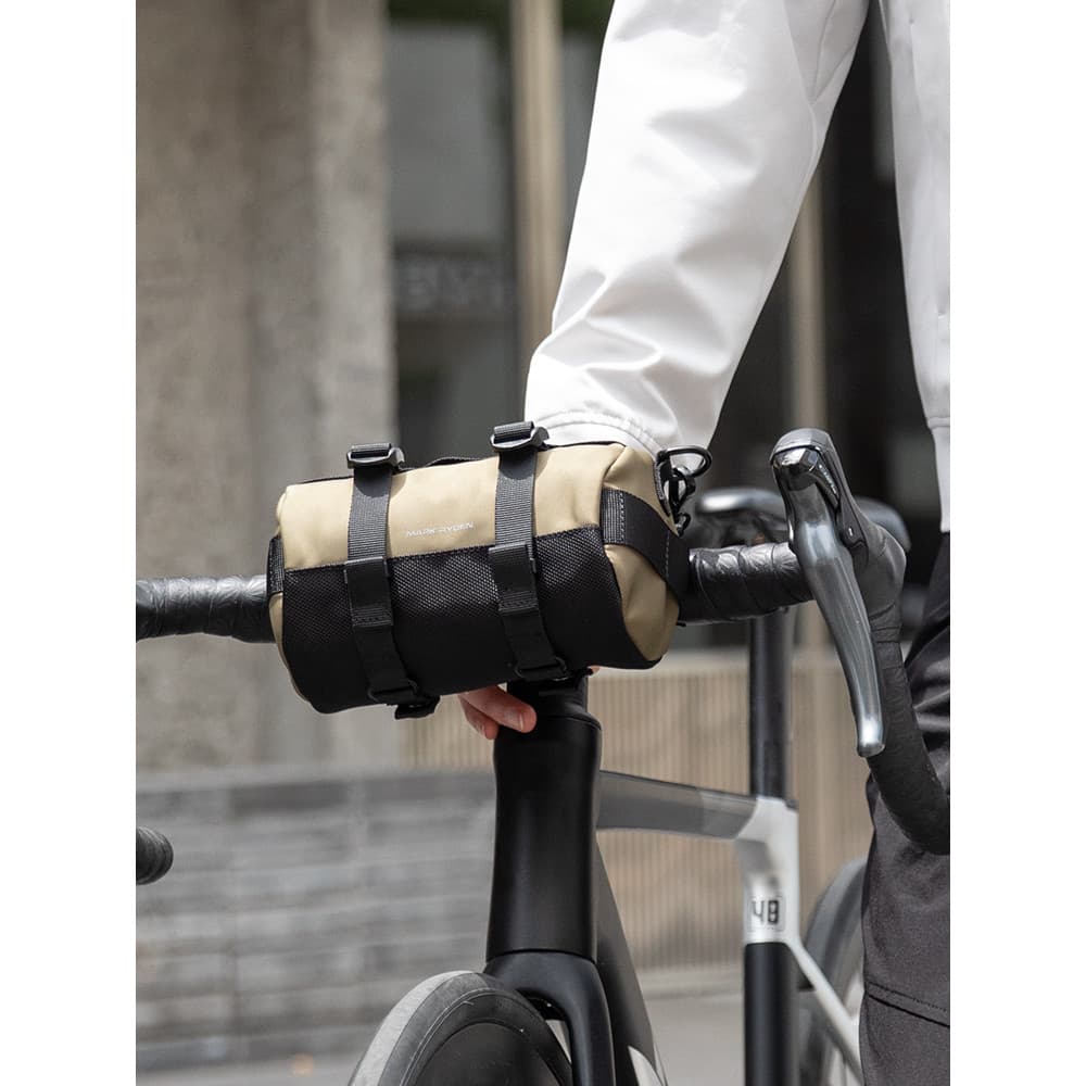 Marco Laden Bolsa para cabeça de cilindro Bolsa para guidão de bicicleta Bolsa frontal para Mountain Bike de estrada Bol