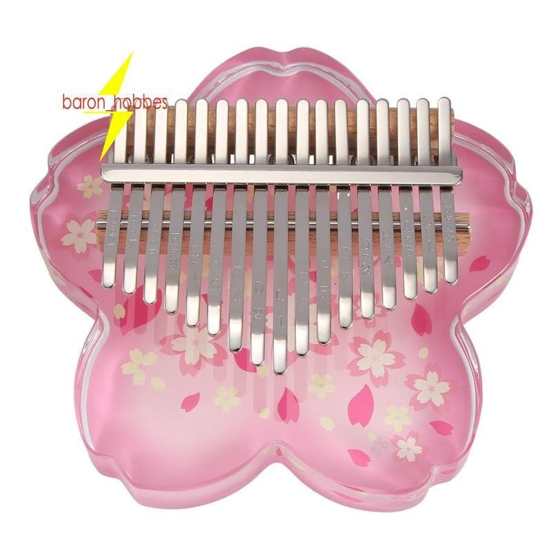 Acrílico Kalimba 17 Teclas Transparente Kalimbas Iniciante Polegar Piano Instrumento De Teclado Musical Profissional Com