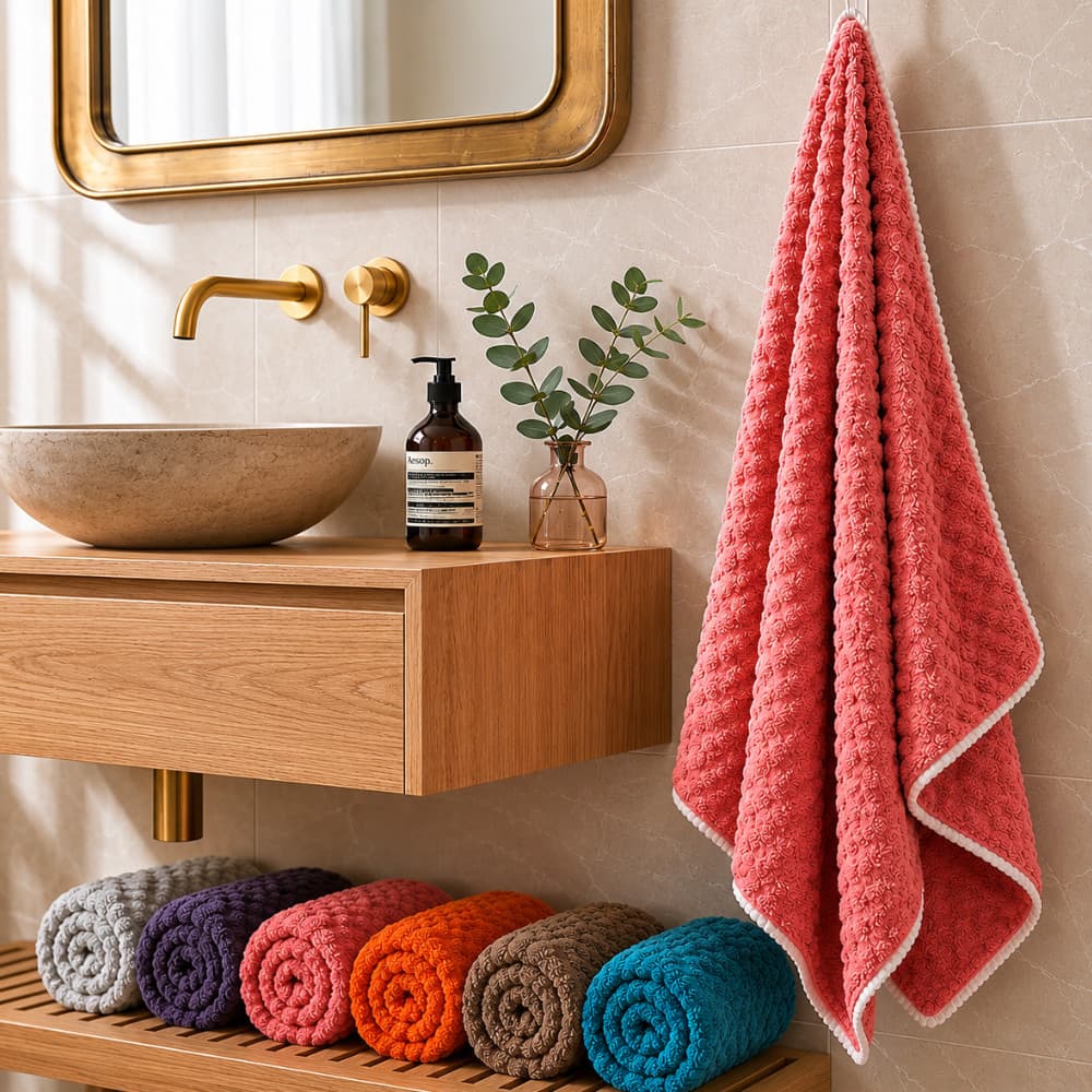 Toalha de Banho Microfibra 70x140cm Alta Absorção Macio Secagem Rápida Praia Piscina ENVIO IMEDIATO