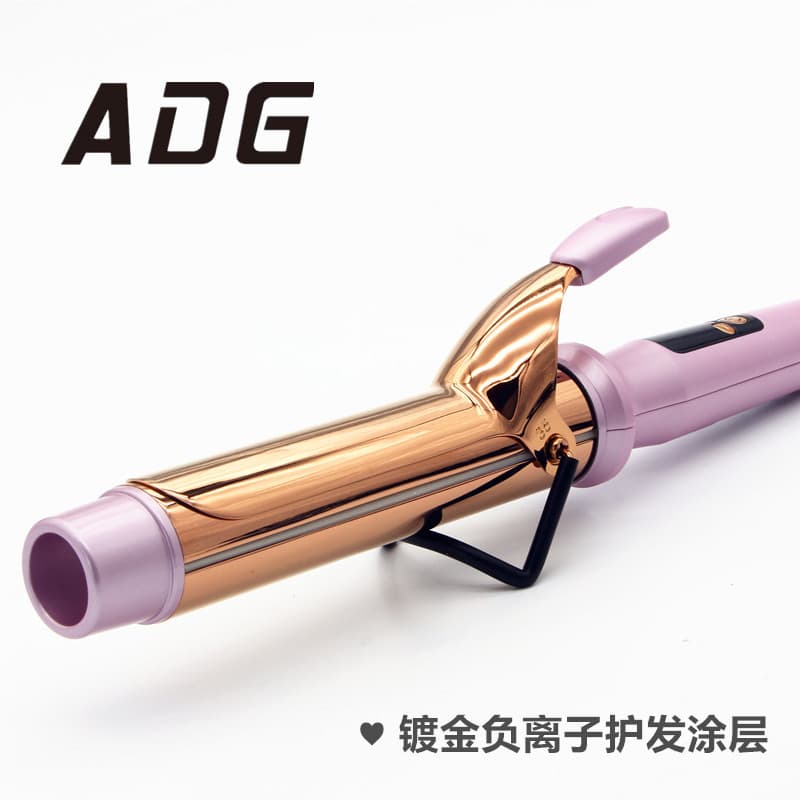 ADG curling ferro profissional cabeleireiro curling ferro onda grande curling elétrico ferro pêra flor estilo Digital ío