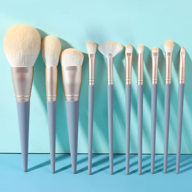 pincel maquiagem kit pincel maquiagem profissional 10 conjuntos de pincéis de maquiagem conjunto completo estudantes pro