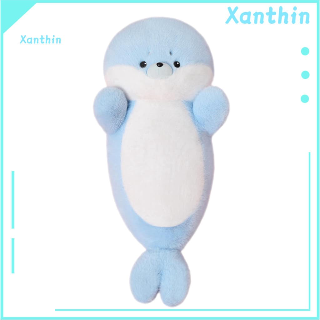 Back Support Pillow Cartoon Body 70cm Soft Seal Plush – Cute Long Stuffed Cushion for Sleeping Sofa Comfort Emotional