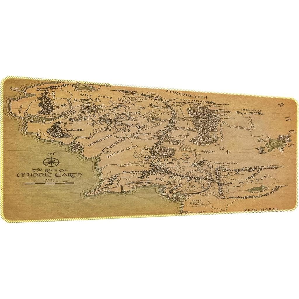 Tapete de Jogo para Jogos de Tabuleiro, Jogos de Cartas e Jogos de Troca de Cartas, Tapete de Mesa Original Pintado à Mã