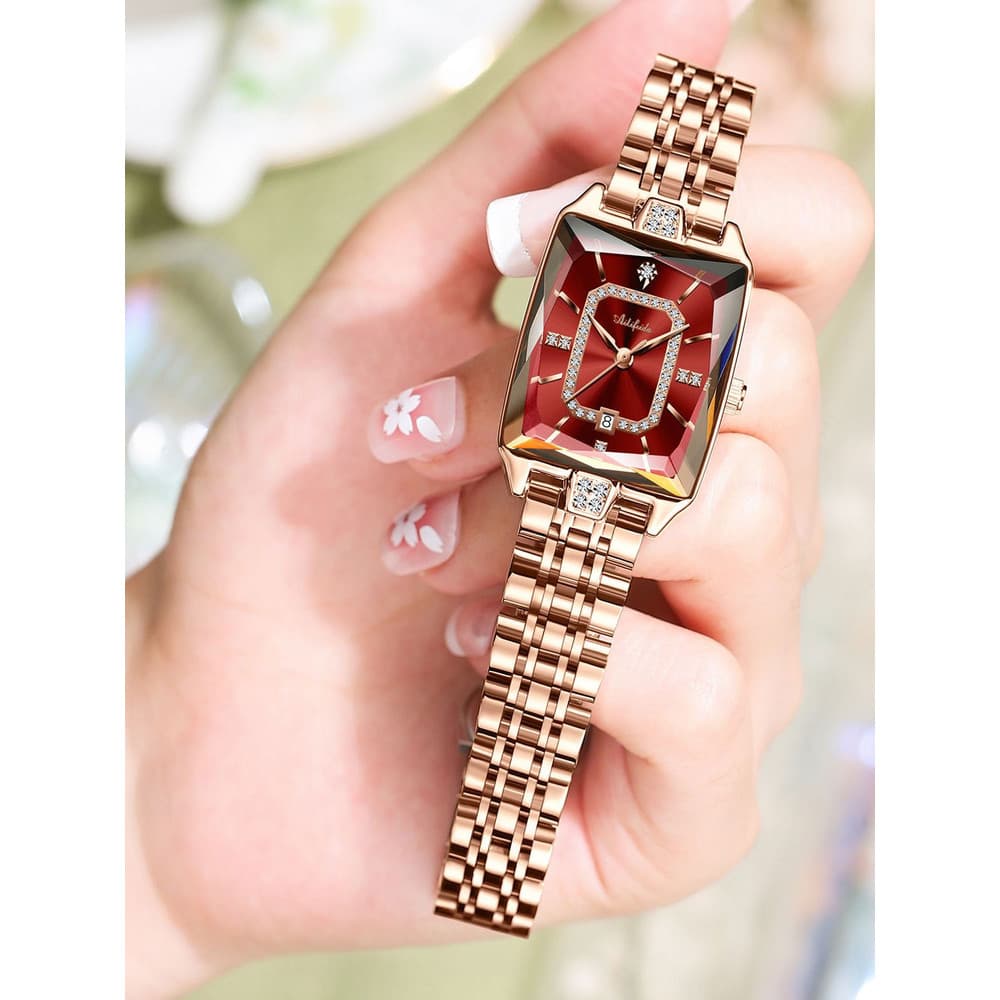 relogio feminino luxo relogio feminino pequeno delicado Ellie Jade Gypsophila senhoras relógio pequeno quadrado à prova