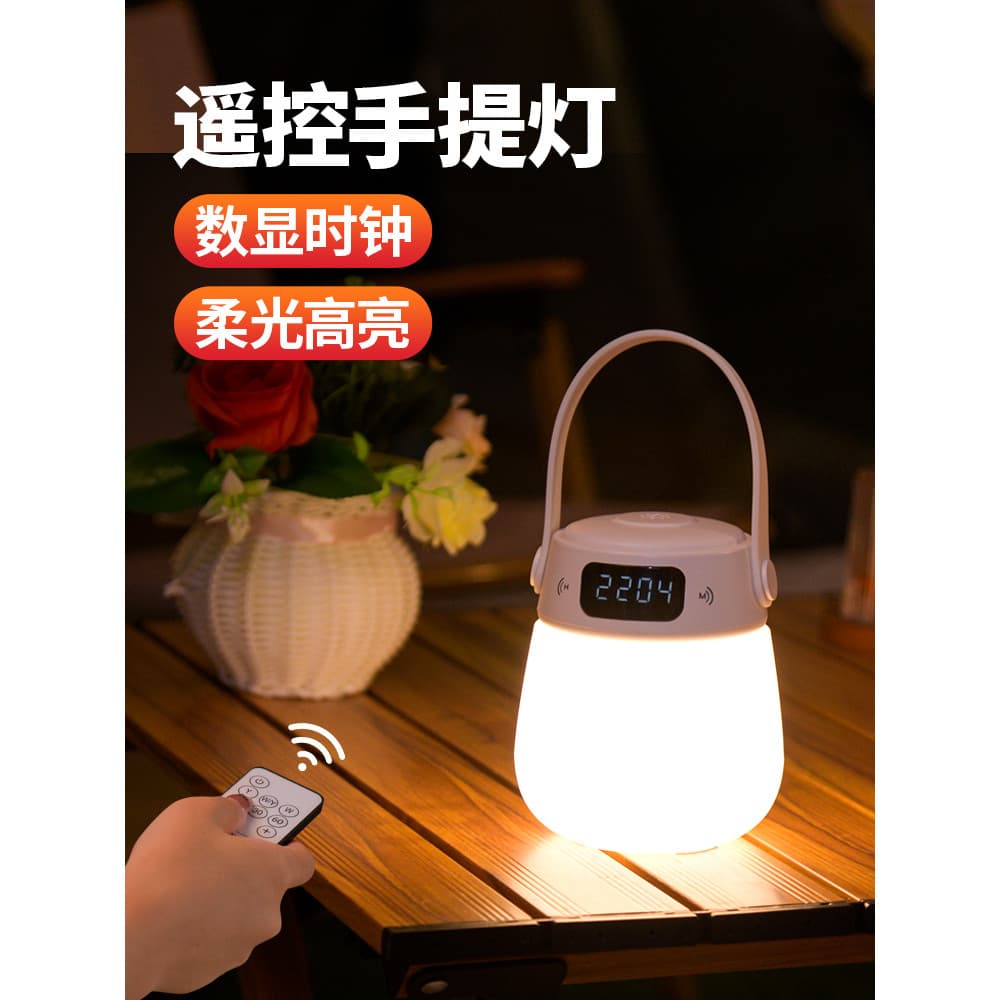 Luz ambiente para acampamento ao ar livre, led, bateria de longa duração, controle remoto, usb, recarregável, queda de e
