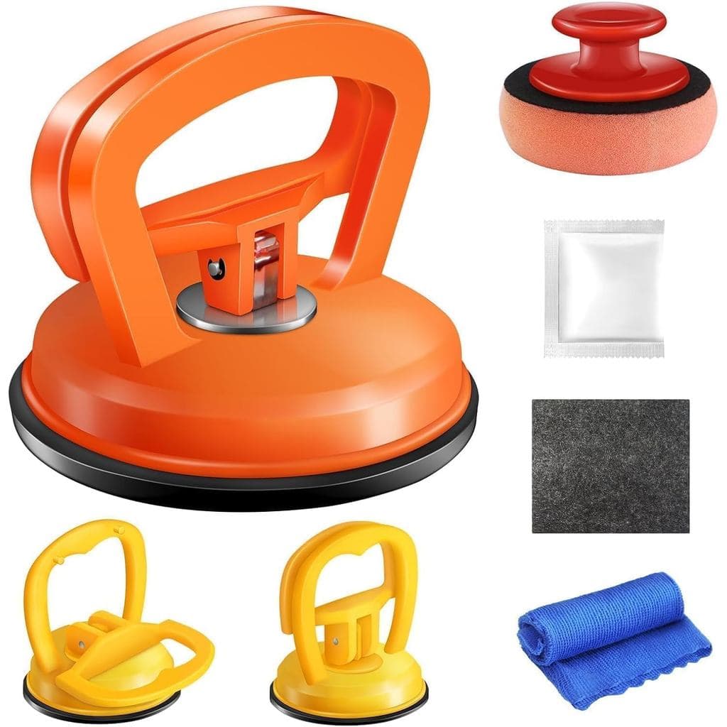 Extrator de Amassados, Kit de Remoção de Amassados para Carro, 3 Peças, Ferramenta de Remoção de Amassados com Ventosa p