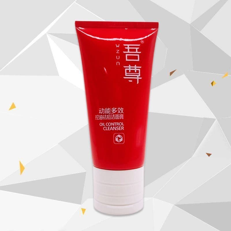 My Zun Oil Control Refrescante Remoção de Acne Limpador Facial Remove Cravos Diminuir Poros 80ml