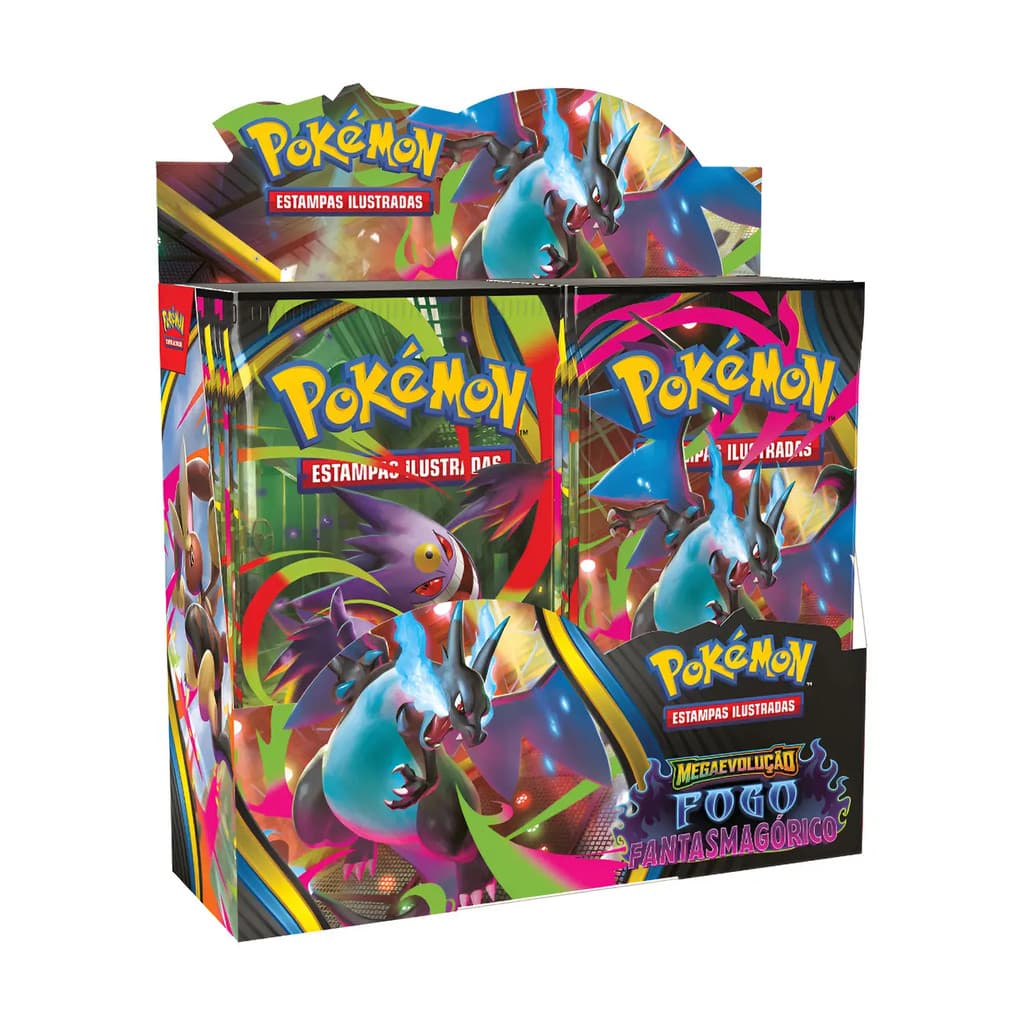 Box Pokémon Coleção Megaevolução - Fogo Fantasmagórico
