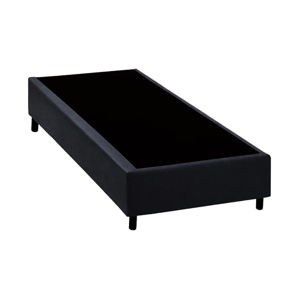 Cama Box Base Solteiro Universal Courano Black (88x188x20) - Costa Rica