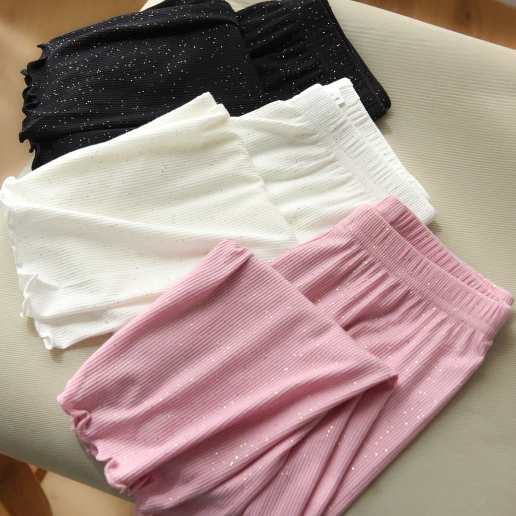 Crianças Leggings com rosca meninas fino elástico fino-ajuste cinto cortado fino piscando médio grande crianças estilo v