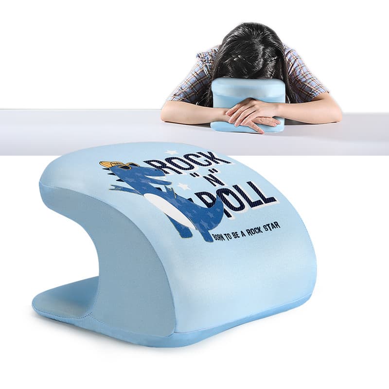 Travesseiro de cochilo para estudantes, desenho animado, mesa de escritório, travesseiro deitado para crianças, estudant