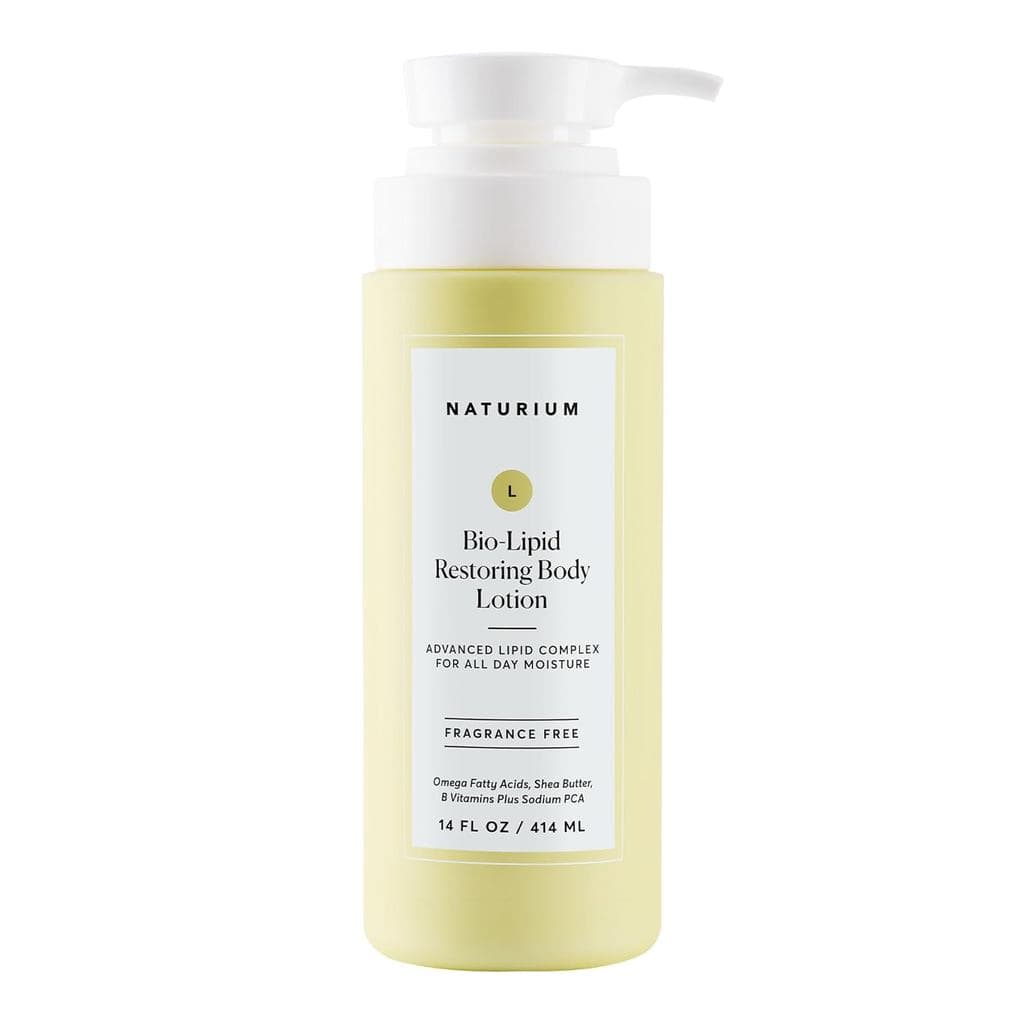 Loção Hidratante Corporal Restauradora Bio-Lipid Naturium com Manteiga de Karité, Sem Fragrância, 14 oz WVMO