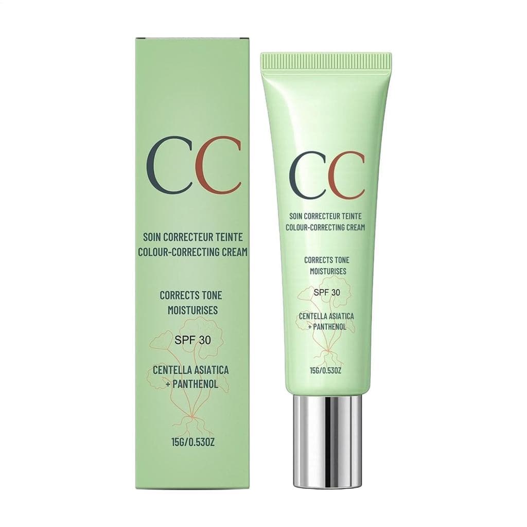 CC cream hidratante, creme de base corretor de cor, base facial de 15g com proteção SPF, base de maquiagem leve e hidrat