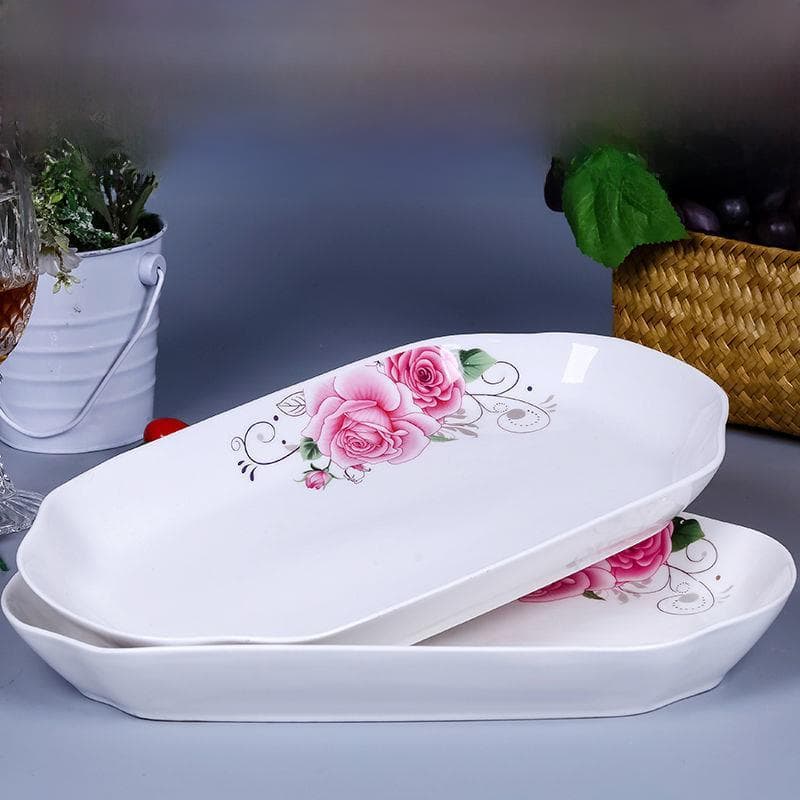 Prato de peixe cozido no vapor cerâmica 1-2 prato de peixe doméstico novo estilo grande prato de Sushi japonês placa ret