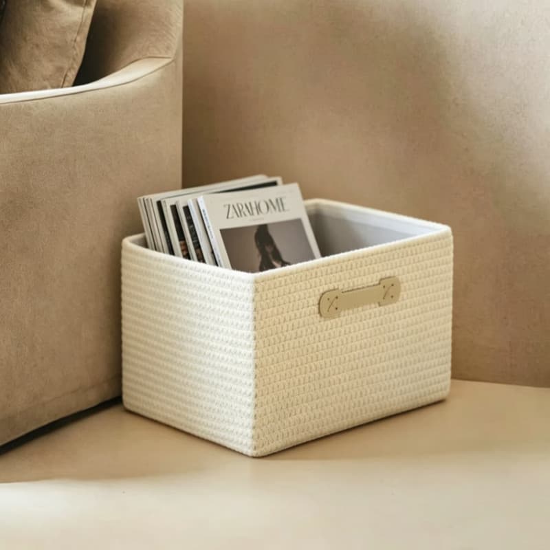 Simples estilo japonês caixa de armazenamento gaveta organizador caixa de armazenamento de mesa lanche caixa carro domés