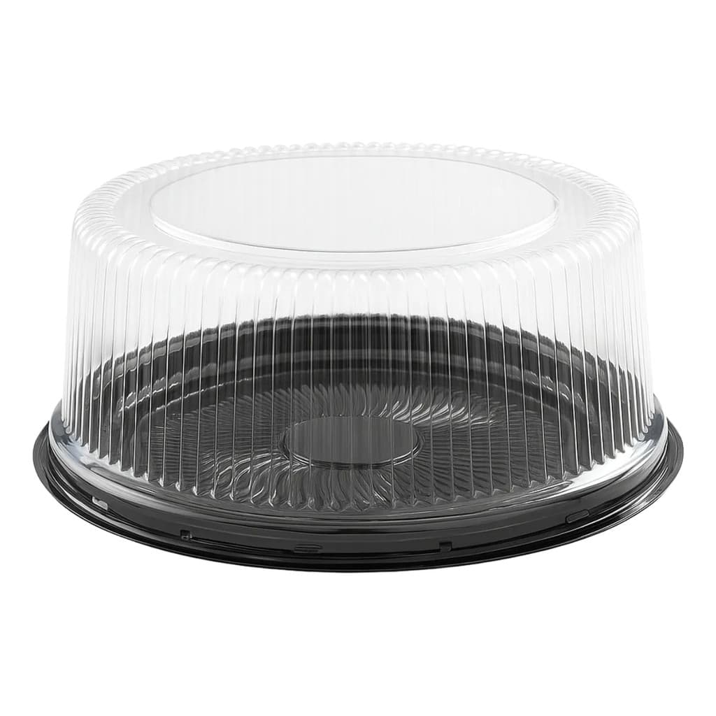 Embalagem S56 Alta Bolo Torta Base Preta | 1/2/3 Packs 10un