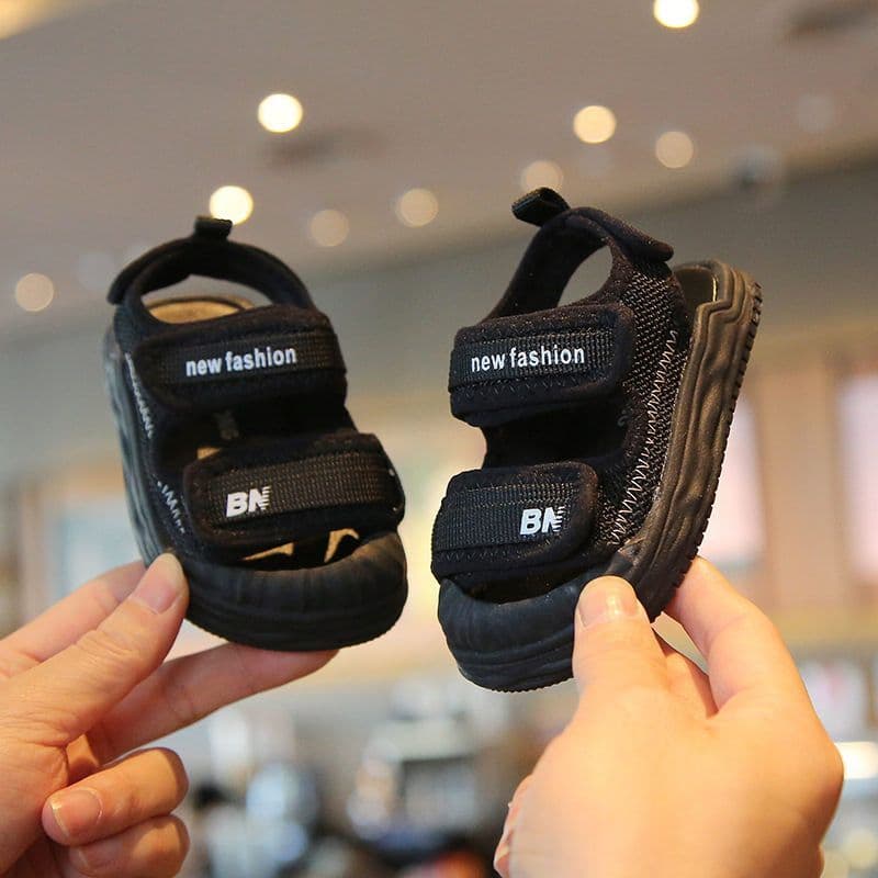 W Maibu Urso Sapatos de Bebê de Sola Macia Sapatos de Criança Verão Novo Estilo Meninos Crianças Baotou Sapatos Casuais