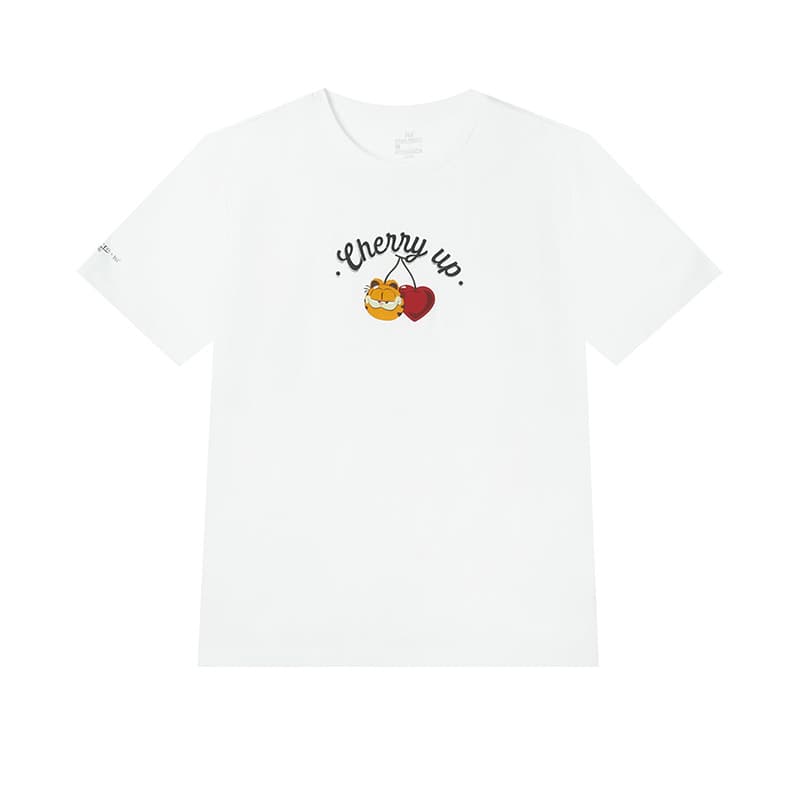 361 graus esportes camiseta feminina 2026 verão novo estilo solto Casual topo em torno do pescoço curto camiseta