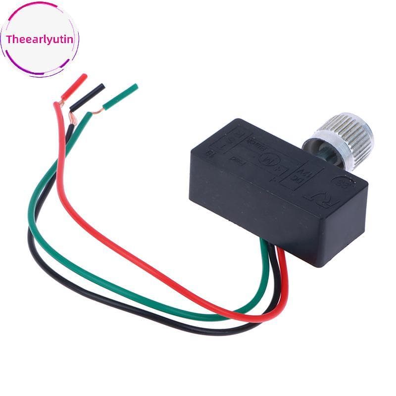 theearlyutin Regulador Elétrico 12V Interruptores De Ajuste Bomba Água Ferramenta Jardim Velocidade Interruptor Durável