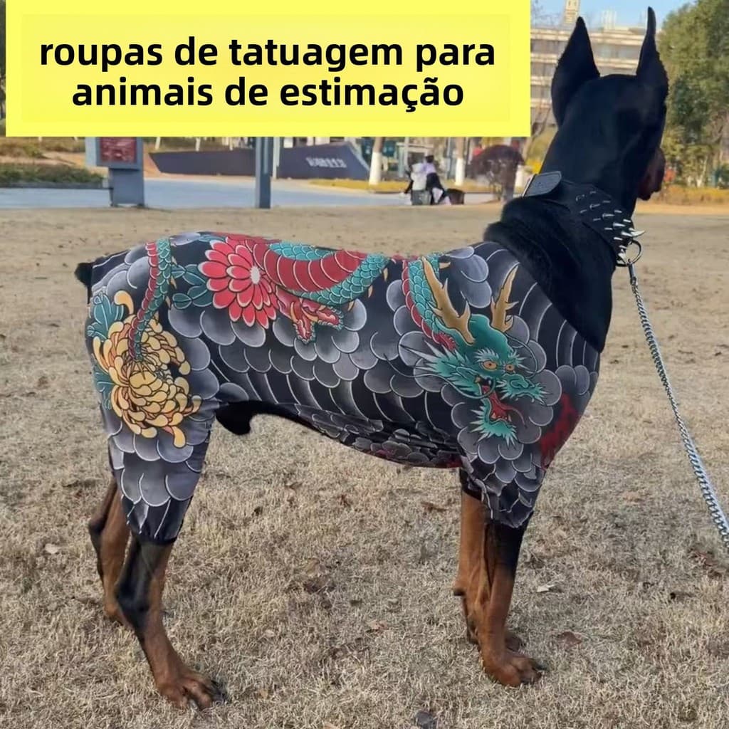 Roupa estampada para gatos e cães｜Roupa para os quatro pés para todas as estações｜Estampas únicas, divertidas e estilosa