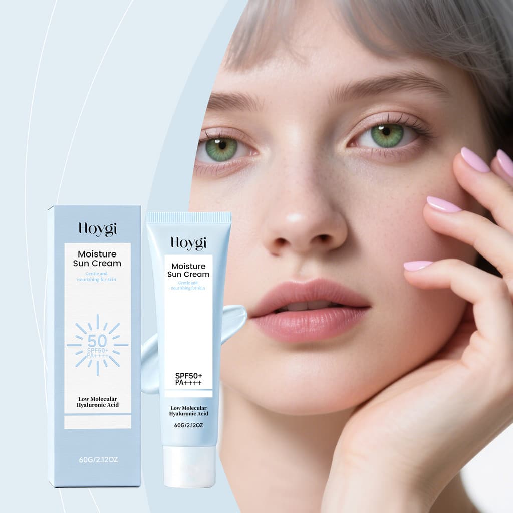 Hoygi Creme Protetor Hidratante Textura Leve Hidratante Pele Hidratante Translúcido Proteção Física Refrescante Confortá