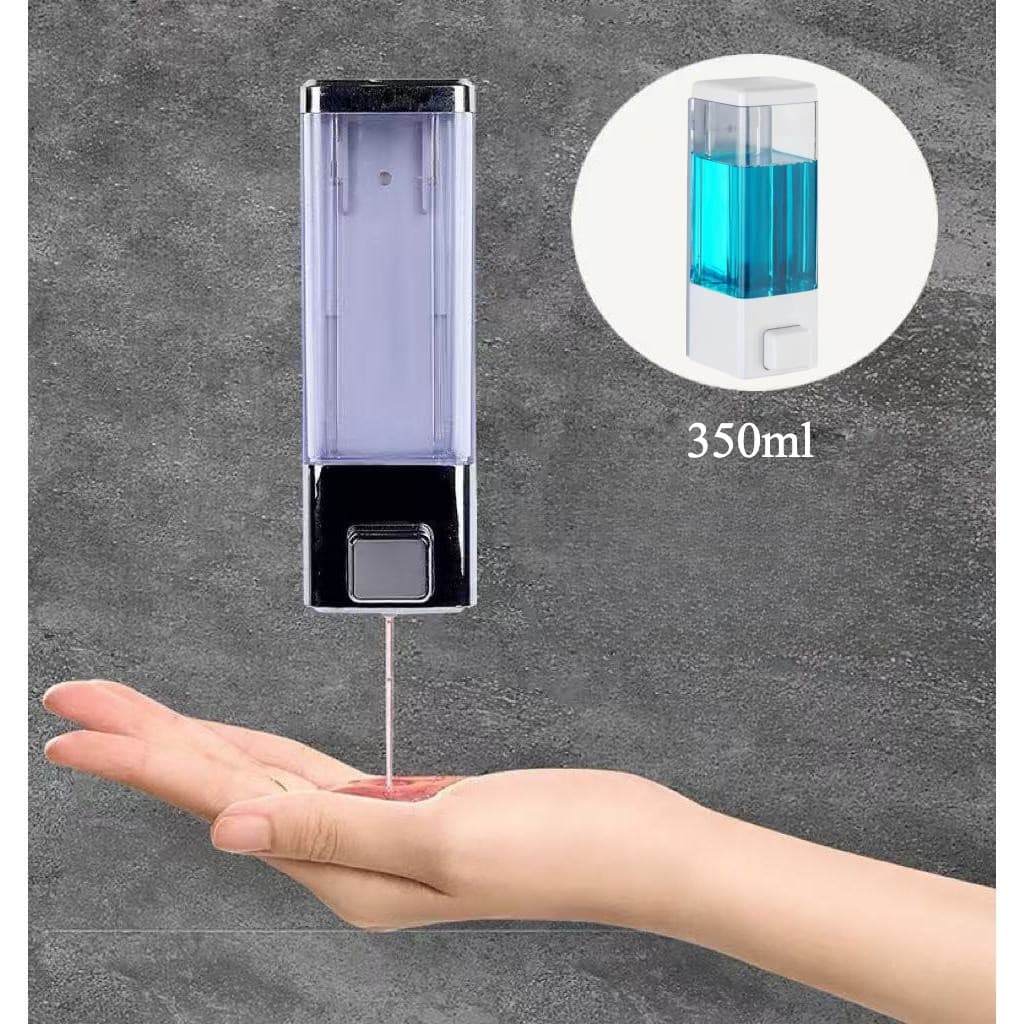 Suporte Dispenser de Parede Detergente Saboneteira Plástico 350ML