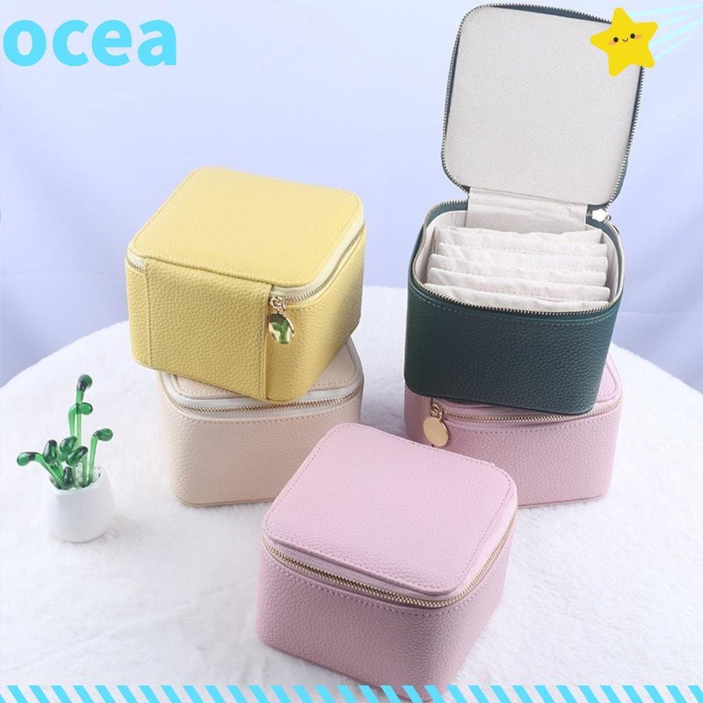 Armazenamento De Brincos OCEA , Caixa De Joias Portátil De Viagem De Grande Capacidade , Com 6/12 Unidades De Bolsas Peq