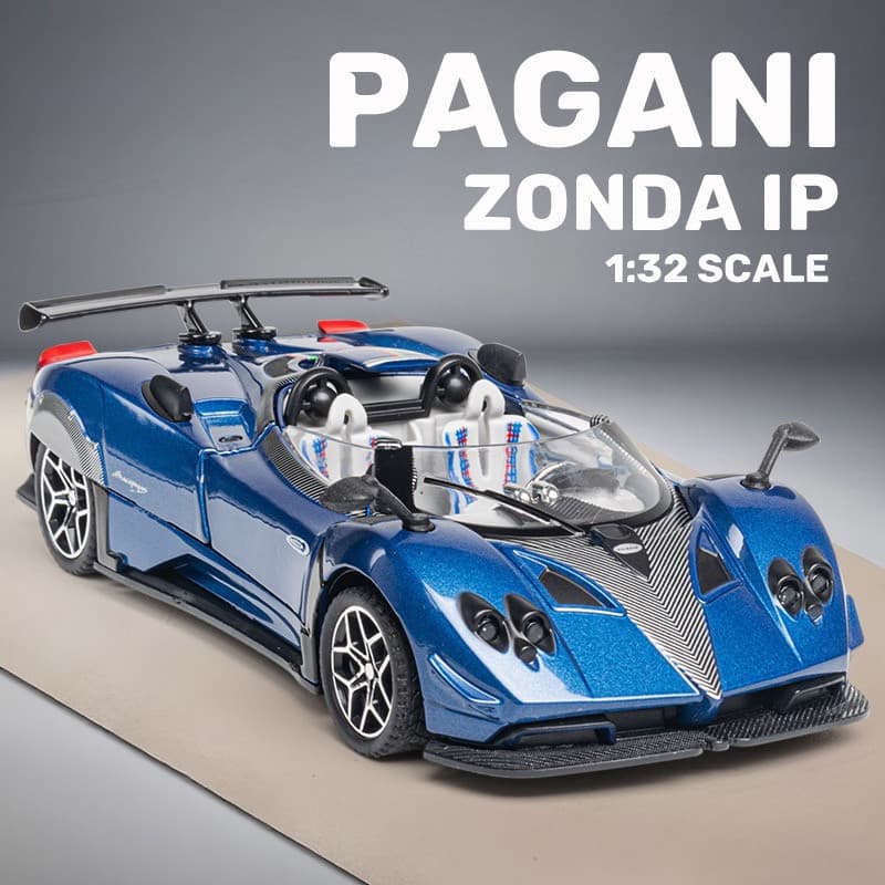 Escala 1 : 32 Pagani Zonda IP Liga Modelo De Carro Diecast Som Luz Amantes Do Coleção Crianças Presente Aniversário Meta