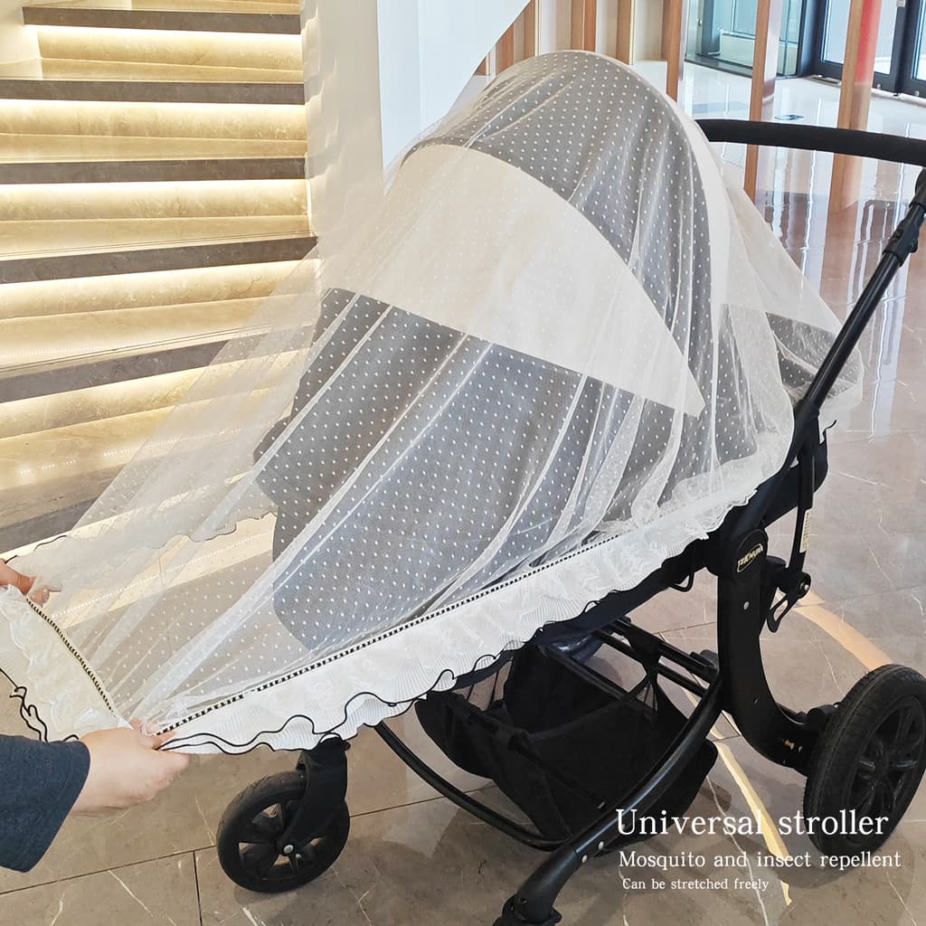 2026 novo estilo ins influenciador carrinho de bebê mosquiteiro capa mãe bebê grau A classe Universal carrinho de bebê c